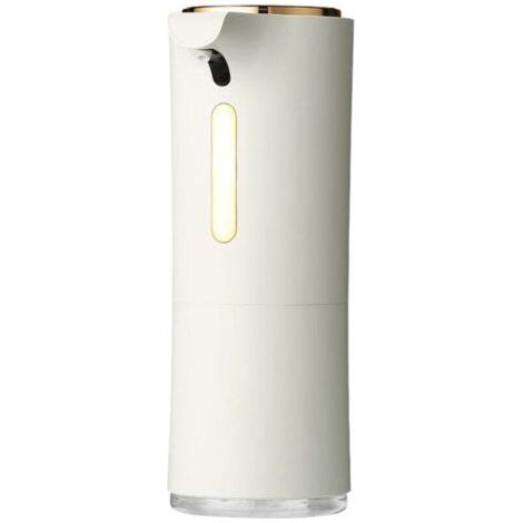 Distributeur de savon automatique 300 ml avec capteur, distributeur de savon liquide vaisselle rechargeable, étanche, distributeur de savon utomatique pour salle de bain/cuisine/savon pour les (1/4)
