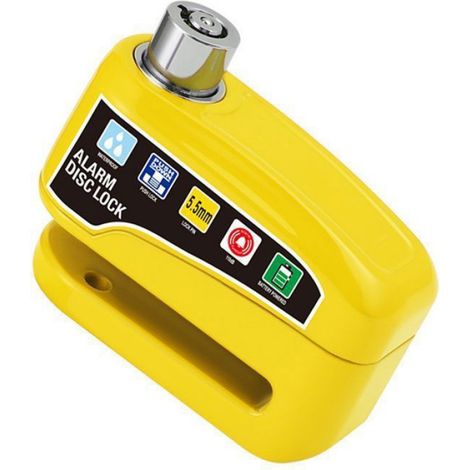 bloque disque en alliage d'aluminium 110db 8x6,3x3,5cm étanche pour motos - Nearful - et vélos antivol moto homologué sra moto b (1/3)