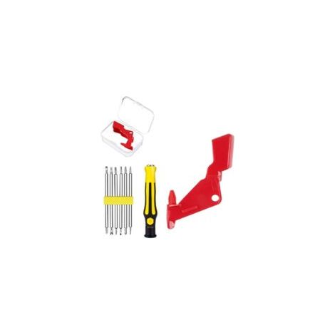 Bouton de déclenchement durable pour aspirateur Dyson V11/V10, outil de réparation de bouton d'alimentation amélioré (avec accessoires de tournevis)