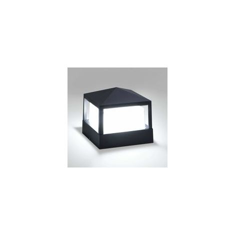 Poteau Lumineux Encastrable Extérieur Blanc Mat, Modèle Aluminium Étanche pour Jardin Villa Entrée Portail (1/5)
