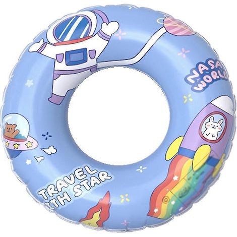 Bouée gonflable à motif de feuilles tropicales, accessoire flottant conçu pour les activités nautiques récréatives.-AquaForge (1/5)