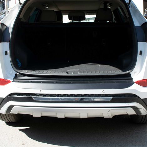 OMAC Ladekantenschutz Stoßstangenschutz für Hyundai Tucson III 2016-2018 Pre-FL – Acryl matt schwarz (1/5)