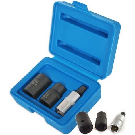 JOMAFA - Juego de vasos para frenos 1/2" y punta pentagonal girling y bendix 3 piezas (1/5)