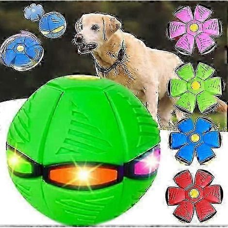 Balle OVNI pour chien - Jouet magique anti-stress - Balle à piétiner lumineuse et respirante (1/5)