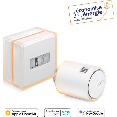 NETATMO Thermostat connecté chaudière filaire ou sans fil NETATMO