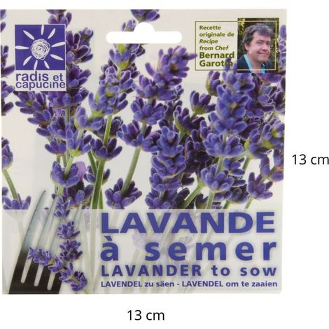 Sachet graines fleurs comestibles - Lavande