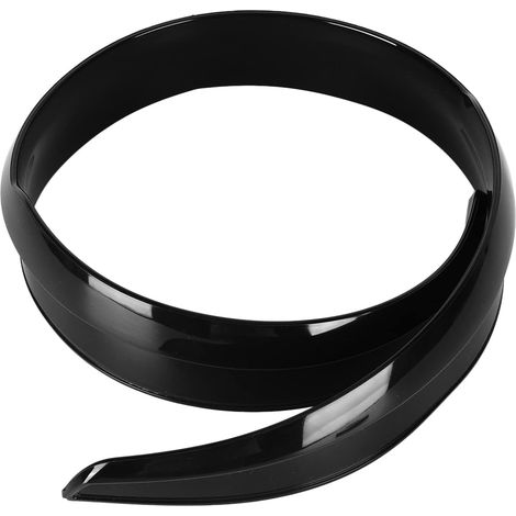 Aileron de Coffre, Aileron de Coffre de Toit Arrière Lip Tail Wing Caoutchouc Noir Brillant Anti UV Aileron Arrière Universel pour Voiture (1/5)