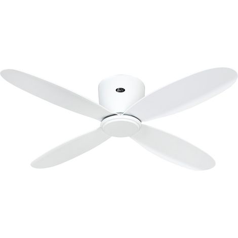 Casafan – Ventilateur de plafond 311283 112 cm – 4 pales blanches – Moteur DC silencieux – Fonction été/hiver – Installation sans barre — vue 3