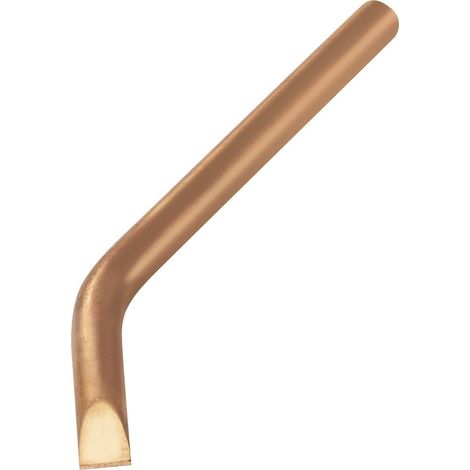 TOOLCRAFT KB-100 PANNE DE FER À SOUDER FORME DE BURIN, COUDÉE TAILLE DE LA PANNE 10 MM LONGUEUR DE LA PANNE 145 MM CONTENU 1 PC(