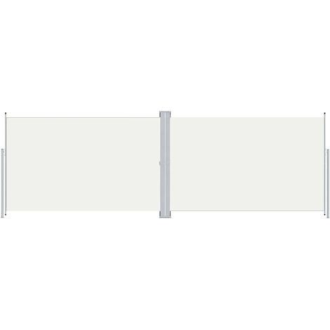 Tenda da Sole  Tenda parasole Laterale Retrattile Crema 200x600 cm (1/5)