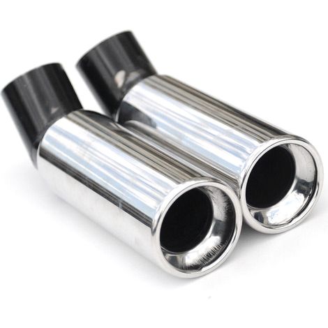 Embout d'échappement pour VW T6 T6.1 Transporter 2015-2024 2x Ø60mm inox chromé (1/5)