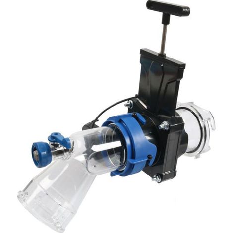 Rinçage de réservoir RV avec vanne à vanne, connecteur rotatif à 360 degrés, Kit de chasse d'eau noir pour le nettoyage (1/5)