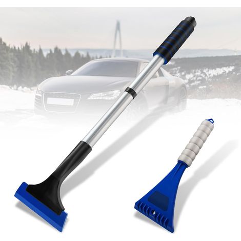 1 Pièces Grattoir Pare Brise Voiture, réglable Grattoir Pare Brise avec 1 Pelle À Neige pour Pare Brise De Voiture, Vitres Arrière, Fenêtres Latérales
