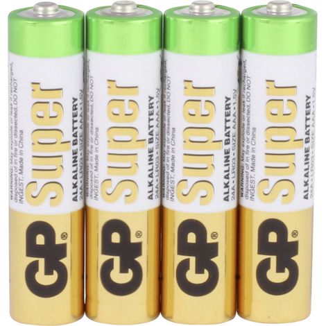 Super-Alkaline-Batterie AAA 1,5 V, 4 Stück - GP24A-UW4 (1/5)
