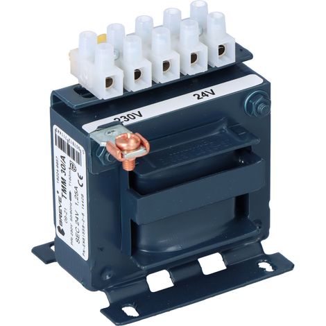 Trasformatore monofase TMM 30VA 230/24V IP00 isolamento o sicurezza (1/3)