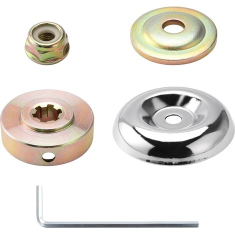 5 Pièces Kit Fixation Écrou Lame Boîte, Lames de Boîte Vitesse Métal, pour Tondeuse à Gazon, Débroussailleuse (1/5)