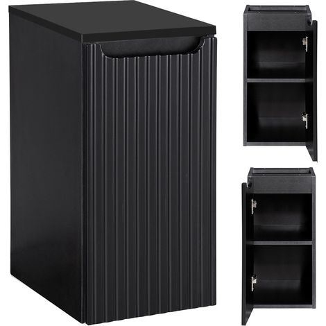Badschrank 30cm, in schwarz, NEWPORT-56-BLACK (1/5)