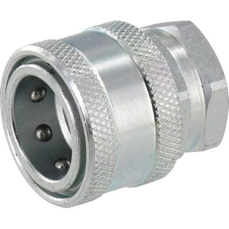 Acoplamiento r谩pido de acero de 1/4" UNIVERSAL 14012011AB (1/3)