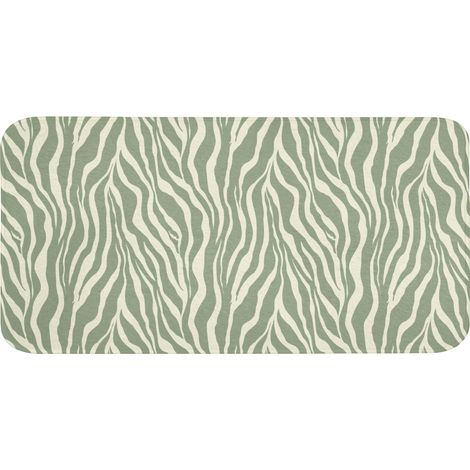 TAPPETINO PER WC Zebra - Motivo - Verde 120x60 cm (1/5)