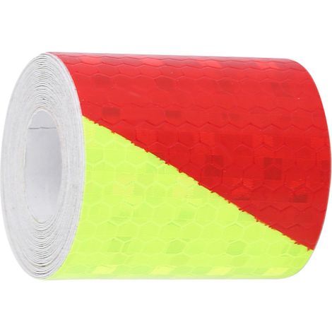 cm x 3 m reflektierendes Klebeband für Autos, roter fluoreszierender Sicherheitsaufkleber