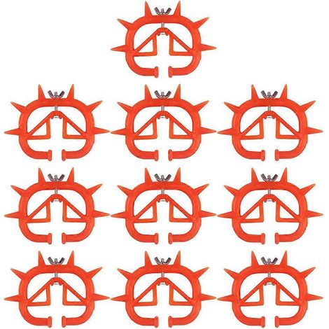 Outils de sevrage pour veaux, paquet de 30 pinces nasales orange pour veaux (1/5)