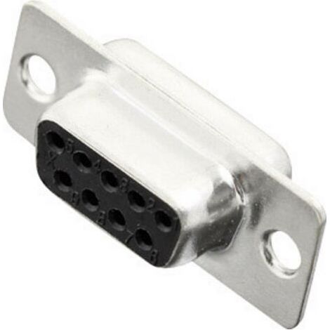 Embase SUB-D femelle 9 pôles MH Connectors 2101-0180-11 180 ° fût à souder 1 pc(s) D18466 (1/4)