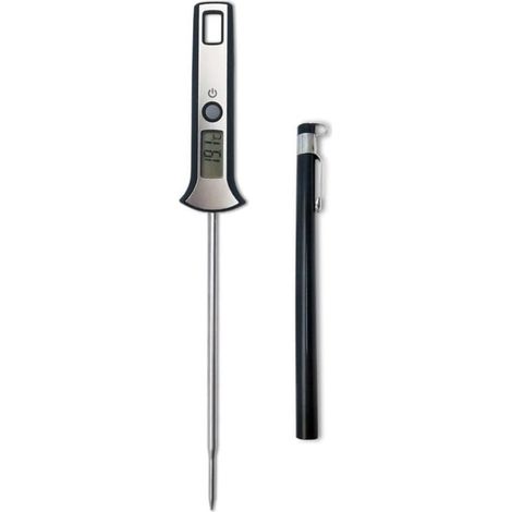 Termometro digitale a sonda per alimenti, olio e acqua, display LCD ad alta risoluzione, lettura veloce, ideale per cotture, barbecue, bistecche e carni. (1/5)