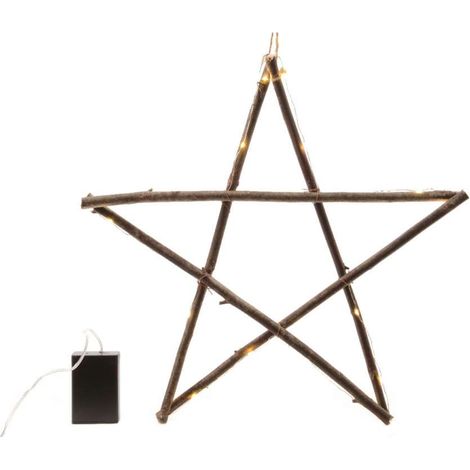 Stella 20 Micro Led a batteria Misure 3 x 40 x 39 cm Luce Calda