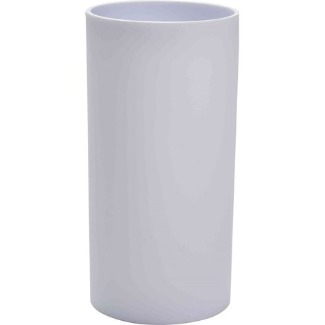 Gobelet porte brosse à dents uni blanc (1/3)