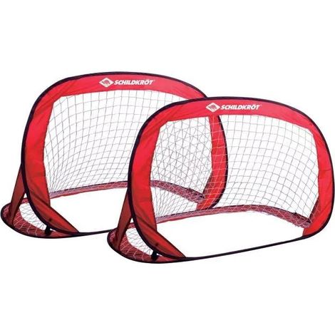 Schildkrot Porterías de Fútbol Pop-Up Rojo y Negro Set 2 (1/3)