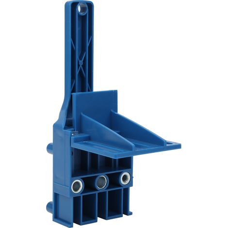 8-teiliges Set Holzbearbeitungs-Lochstanzer, Bohr- und Dübelführungswerkzeuge für die Tischlerei (Blau) (1/5)