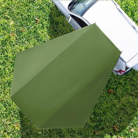 Auvent et voiture Tente de hayon universelle 280 380 cm, auvent de caravane et camping-car, pare-soleil pour voiture, van, camion (Vert) (1/5)