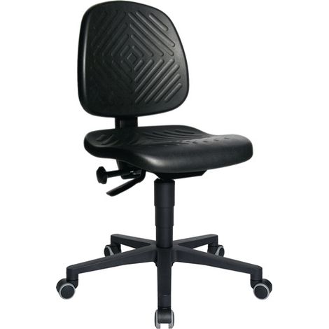 TOPSTAR Arbeitsdrehstuhl TEC 40 Rl.Polyurethanschaum schwarz 410-540mm - 72240 PU0H (1/5)