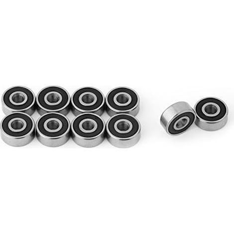 10pcs 623-2RS Mini Steel Ball Bearings Double Sealed Rubber Deep Roller Bearings 3104mm (1/5)