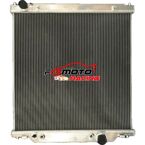 Radiador de aleación de aluminio, compatible con Ford F250, F350, F450 y F550 (2003-2007), diseñado para motor de 6.0L, montaje frontal, eficiencia de refrigeración optimizada. (1/3)
