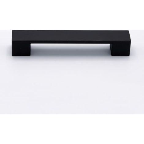 Maniglia in Pvc Cucina Cook Nera Laccata interasse 128 mm Lunghezza 165 mm