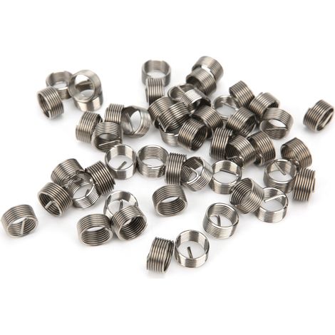 Lot de 50 inserts filetés M10x1x1D en acier inoxydable, kit de réparation de filetage avec douille de protection (1/5)