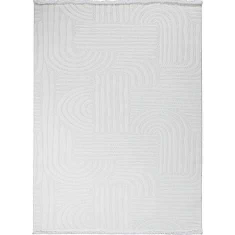 SOFT DECO - Tapis moderne crème à motifs géométriques 160x230 (1/5)