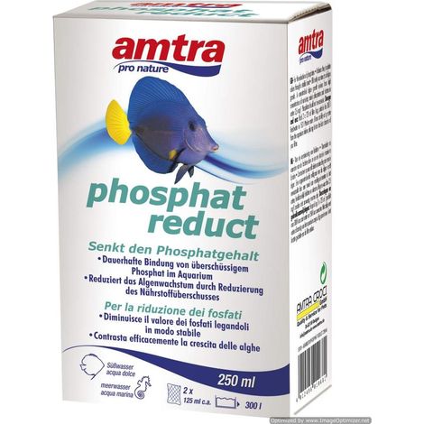 Set 6 pezzi Amtra Phosphat-Reduct 250 ml: Set 6 pezzi Amtra Phosphat-Reduct Anti alghe in resina sintetica per la riduzione del Fosfato (PO4)