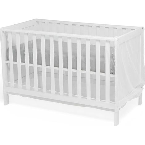 Moustiquaire pour lits de camping et lits d'enfant, 120 cm de long x 65 cm de large, blanche (1/5)