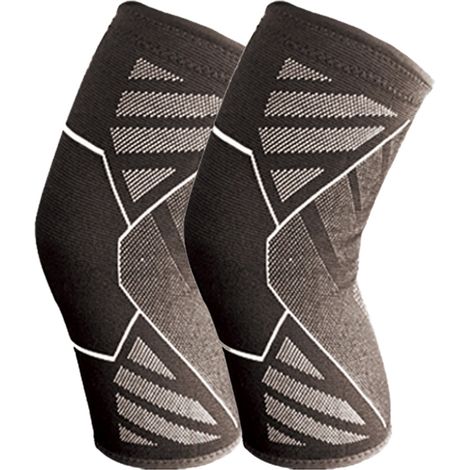 Genouillère De Compression - Pour Soulagement Douleur Genou - Course Musculation Arthrite - Taille Unique (1/5)