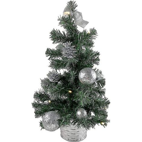 Sapin de Noël décoré 20 cm - Boucles et boules de Noël - Cadeaux de Noël pour toute la famille (1/5)