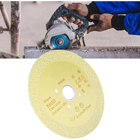 Disque diamanté pour la découpe et le meulage de la fonte, de la fibre de verre et du marbre, 110 x 20 x 15 mm (1/5)