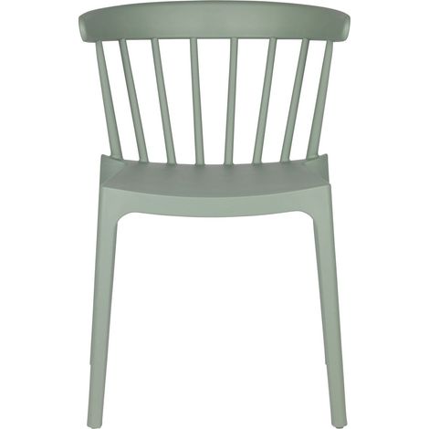 Lot de 2 chaises de jardin 52x53x75 cm vert d'eau - BLIZ (1/5)