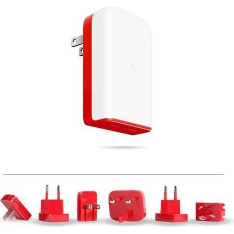 Twelve South PlugBug Voyage – Chargeur mural USB‑C 120W (4 ports) avec Apple Find My & adaptateurs internationaux (1/4)