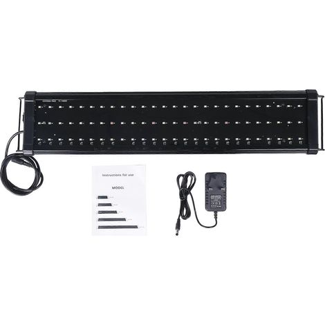 Éclairage LED à spectre complet 24h/24 et 7j/7 pour aquarium, lampe de croissance pour plantes aquatiques, étanche IP68, prise C (1/5)