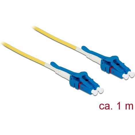 Delock Cabe de fibra Ã³ptica LC  LC monomodo OS2 Uniboot 1 m