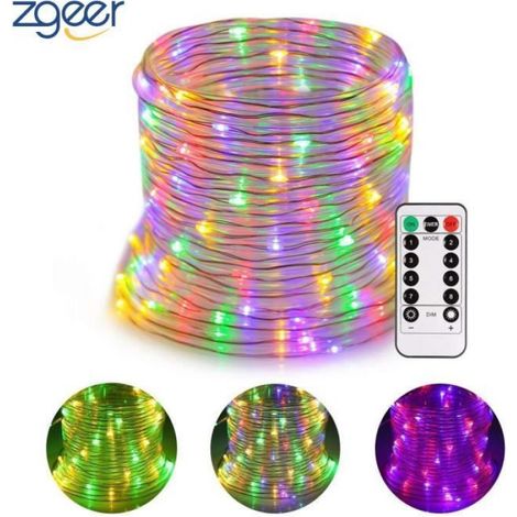 Guirlande Lumineuse - - 120 LED Multicouleur - Télécommande - Étanche IP44 - Décoration Jardin (1/4)