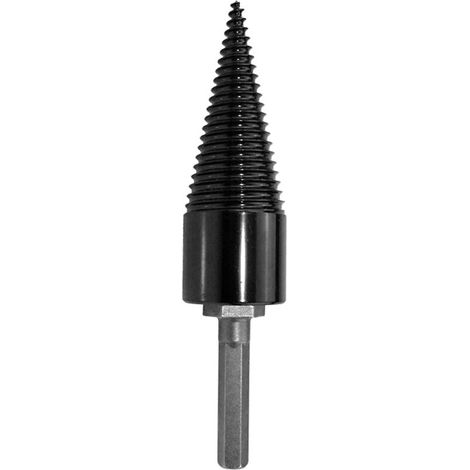 Foret A Fendre Le Bois - Tige Hexagonale 32 mm - Pour Marteau Perforateur A Percussion - Diametre Cone 32 mm - 1 Piece