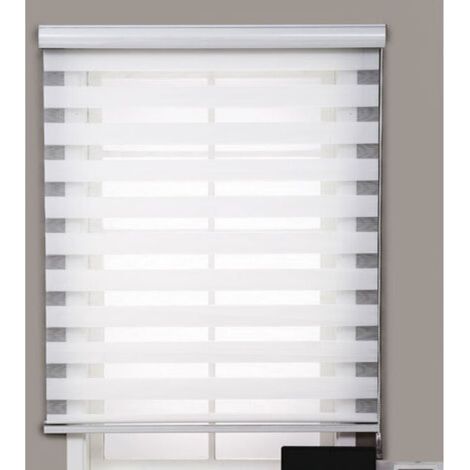 Ecleanfy-Stores occultants imperméables double couche, résistants aux perforations, pour salle de bain, balcon, chambre, 100 x 150 cm, blancs, installation facile